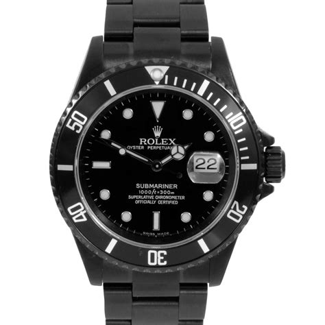 rolex black metal band|black Rolex price.